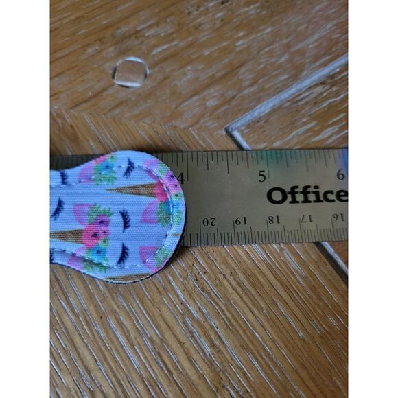 NEW Unicorn Neoprene Key Chain Chapstick Holder - Picture 3 of 3